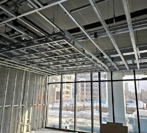Commercial ceiling and wall framing