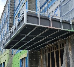 Exterior structural framing
