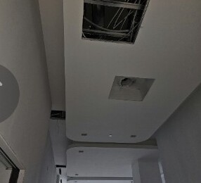 Commercial corridor finishing